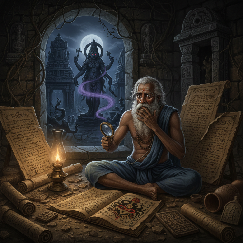 दक्कन के गुप्त ग्रंथ और द्रविड़ देवी का श्राप